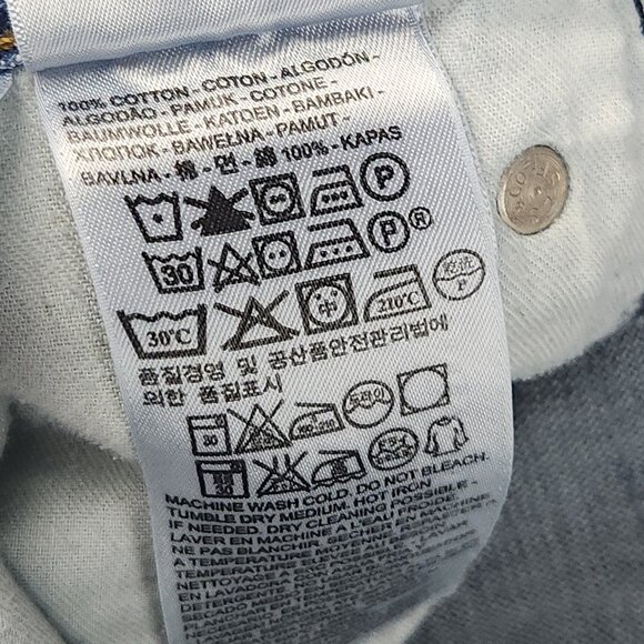 Levi's 569 Jeans Men's 34x30 Blue Loose Fit Straight Leg Distressed Denim Pants - Picture 9 of 16